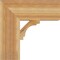 Ekena Millwork Merced Block Rough Sawn Bracket, Western Red Cedar, 6"W x 18"D x 18"H BKT06X18X18MRC05RWR - alternate 2